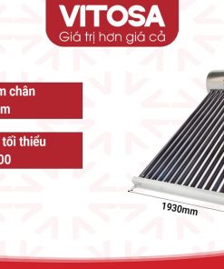 Alternative view of Máy nước nóng năng lượng mặt trời VITOSA 150ML