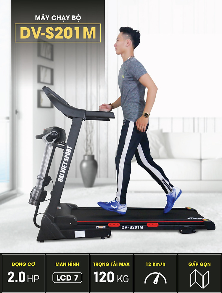 Máy Chạy Bộ Điện Đại Việt S201M