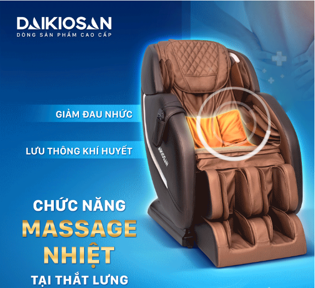GHẾ MASSAGE DAIKIOSAN 3D DVGM -10002
