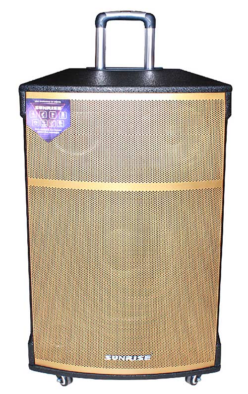 Loa kẹo kéo Sunrise 15T, loa karaoke di động, công suất max 350W