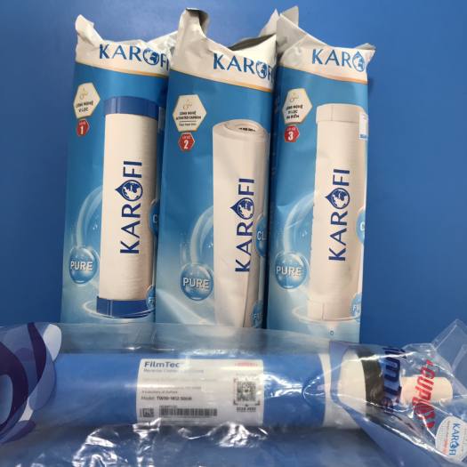 Bộ 3 lõi lọc nước thô Karofi 123