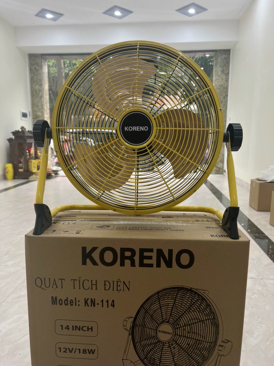 QUẠT TÍCH ĐIỆN KORENO KN - 114