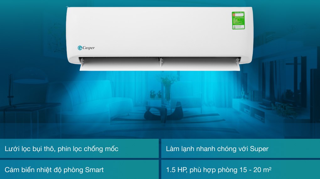 Máy lạnh Casper 1.5 HP