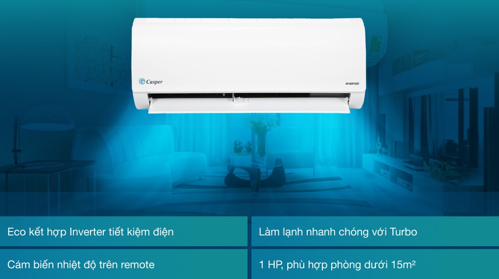 MÁY LẠNH CASPER INVERTER 1 HP