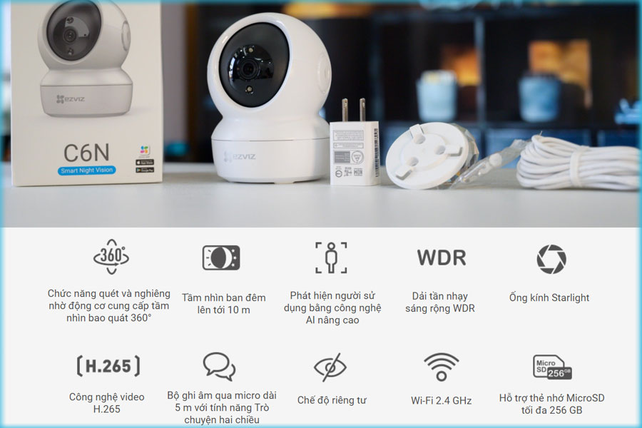 ĐÁNH GIÁ CAMERA EZVIZ C6N – CÓ THẬT SỰ TỐT?