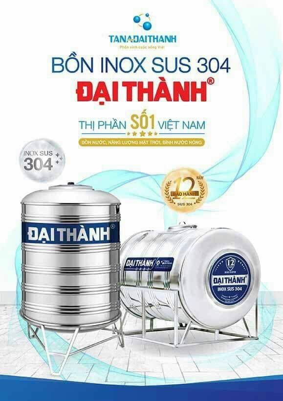 BỒN NƯƠC INOX ĐẠI THÀNH