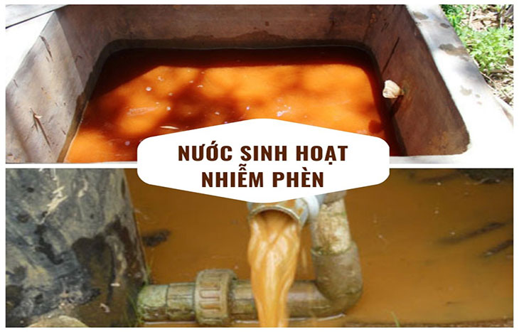 NƯỚC NHIỄM PHÈN LÀ GÌ? 5 CÁCH XỬ LÝ NƯỚC NHIỄM PHÈN HIỆU QUẢ