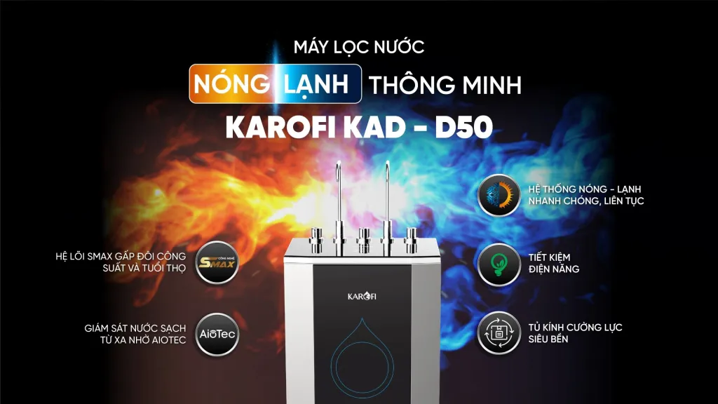 REVIEW 5 DÒNG MÁY LỌC NƯỚC NÓNG LẠNH KAROFI ĐÁNG MUA