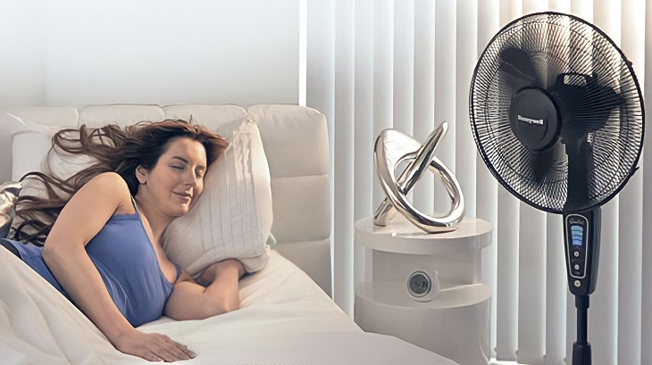 CÁCH DÙNG QUẠT KHI NGỦ ĐÚNG CÁCH, AN TOÀN CHO SỨC KHỎE